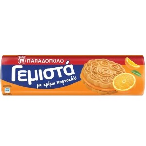 Γεμιστά Παπαδοπούλου Πορτοκάλι Μπισκότα 200gr