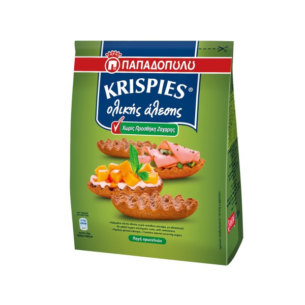 Krispies Χωρίς ζάχαρη παξιμάδια 200gr Krispies Χωρίς ζάχαρη παξιμάδια 200gr