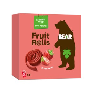 Bear Fruit Rolls Strawberry καραμέλες 20gr