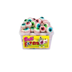 Trolli Pop Eyes (τάπερ) καραμέλες 60 τεμαχίων