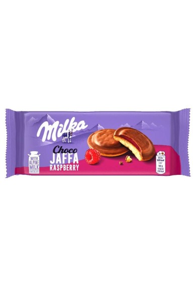 Milka Choco Jaffa raspberry μπισκότα 147gr Milka Choco Jaffa raspberry μπισκότα 147gr