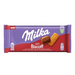 Milka Lotus Biscoff Σοκολάτες 90gr