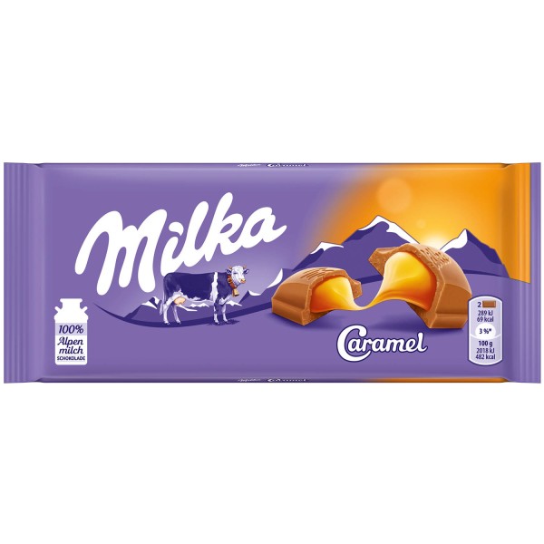 Milka Caramel Σοκολάτες 100gr Milka Caramel Σοκολάτες 100gr