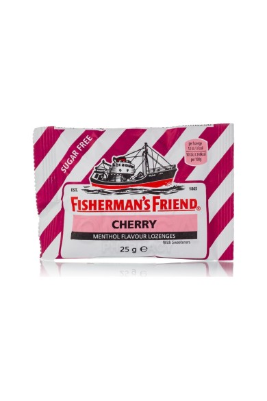 Fishermans Friend Καραμέλες Μενθόλης με Γεύση Κεράσι, 25gr Fishermans Friend Καραμέλες Μενθόλης με Γεύση Κεράσι, 25gr