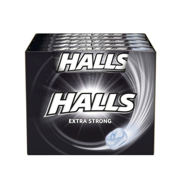 Halls Extra Strong Καραμέλες 20χ32gr Halls Extra Strong Καραμέλες 20χ32gr
