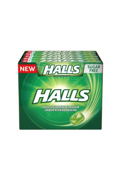 Halls Δυόσμος (πράσινο) καραμέλες 32gr Halls Δυόσμος (πράσινο) καραμέλες 32gr