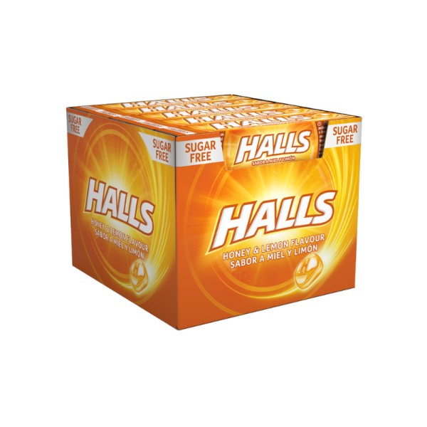 Halls Μέλι λεμόνι καραμέλες 32gr Halls Μέλι λεμόνι καραμέλες 32gr