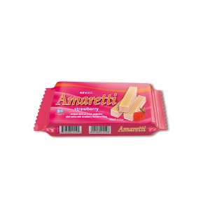 Amaretti Φράουλα Γκοφρέτα 90gr