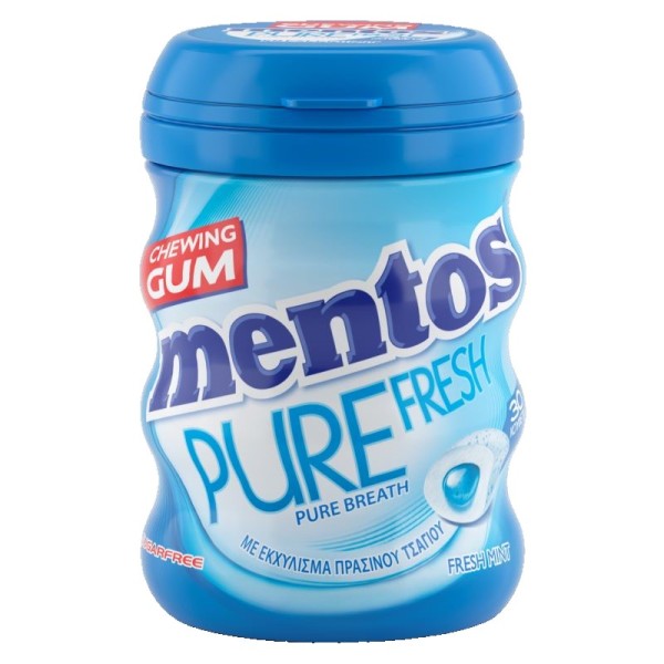 Mentos Pure Fresh Freshmint (μπλε) Τσίχλες 4χ60gr Mentos Pure Fresh Freshmint (μπλε) Τσίχλες 4χ60gr