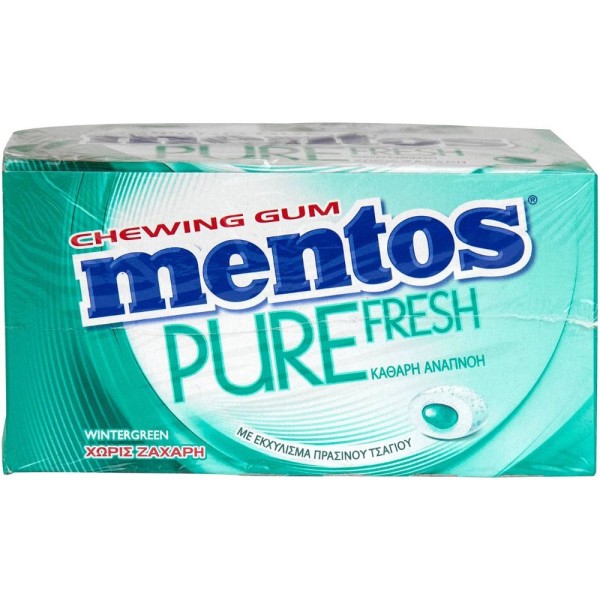 Mentos Pure Fresh Wintergreen (πράσινο) Mini Τσίχλες 100τεμ. Mentos Pure Fresh Wintergreen (πράσινο) Mini Τσίχλες 100τεμ.