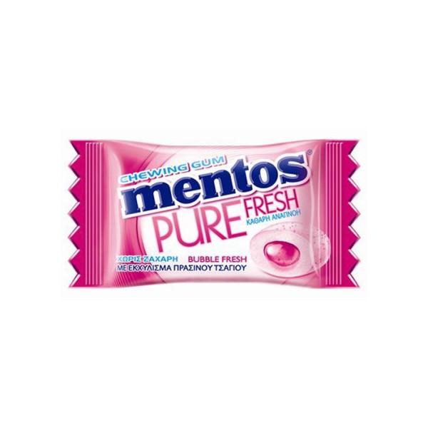Mentos Pure Fresh Bubblefresh Mini Τσίχλες 100τεμ. Mentos Pure Fresh Bubblefresh Mini Τσίχλες 100τεμ.