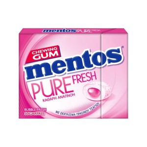 Mentos Pure Fresh BubbleFresh Τσίχλες 12χ30gr