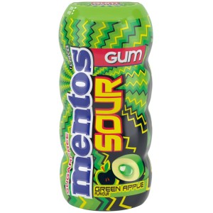 Mentos Pure Green Apple Μπουκάλι Τσίχλες 12χ28gr