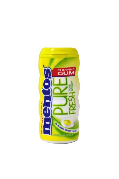 Mentos Pure Fresh Lemon Μπουκάλι Τσίχλες 12χ28gr Mentos Pure Fresh Lemon Μπουκάλι Τσίχλες 12χ28gr