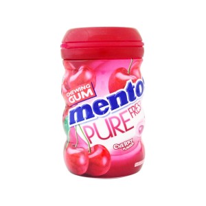 Mentos Pure Fresh Cherry Μπουκάλι Τσίχλες 6χ87gr
