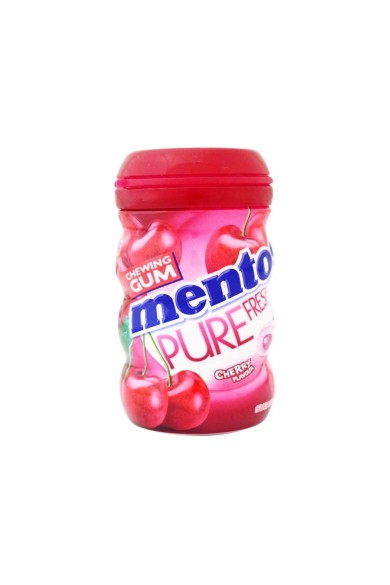 Mentos Pure Fresh Cherry Μπουκάλι Τσίχλες 6χ87gr