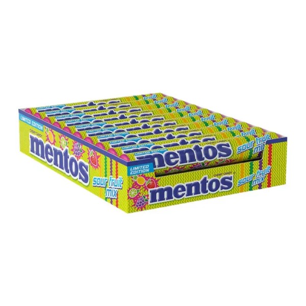Mentos Sour Tones Mix Καραμέλες 20τεμαχίων Mentos Sour Tones Mix Καραμέλες 20τεμαχίων