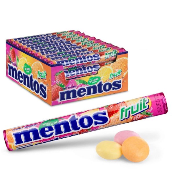 Mentos Fruit Καραμέλες 40τεμ. Mentos Fruit Καραμέλες 40τεμ.