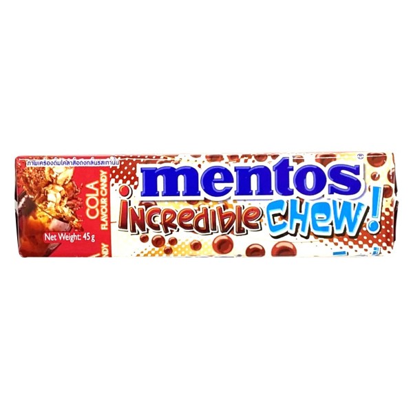 Mentos Incredible Chew Cola Καραμέλες 20τμχ Mentos Incredible Chew Cola Καραμέλες 20τμχ