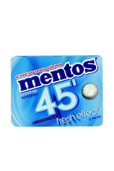 Mentos 45min. Peppermint (μπλε) Τσίχλες 12τεμ.