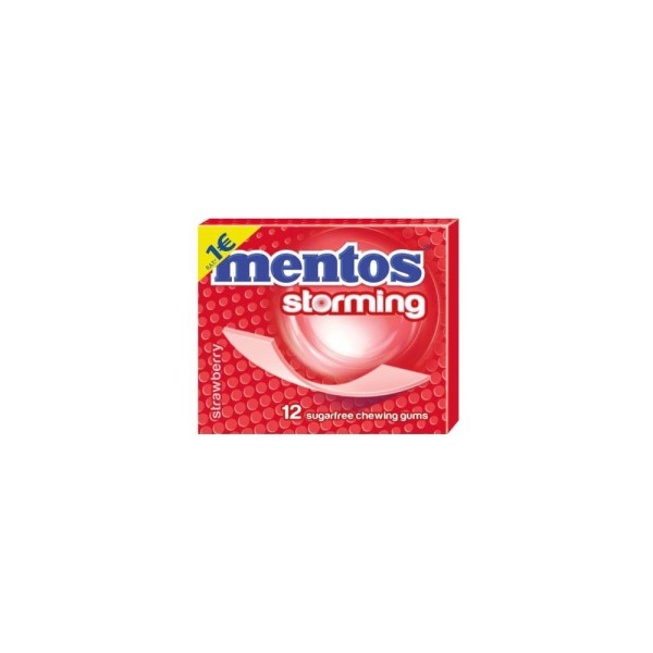 Mentos Storming Strawberry Τσίχλες 12τεμ. Mentos Storming Strawberry Τσίχλες 12τεμ.