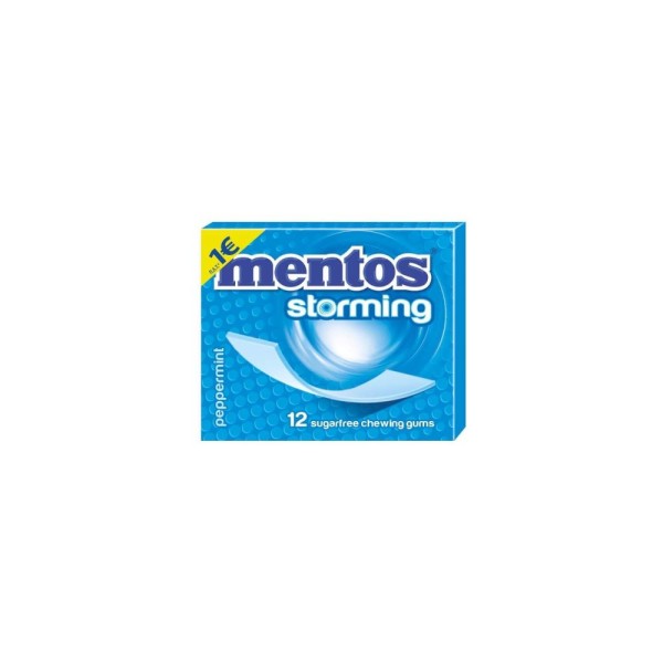 Mentos Storming Peppermint (μπλε) Τσίχλες 12τεμ. Mentos Storming Peppermint (μπλε) Τσίχλες 12τεμ.