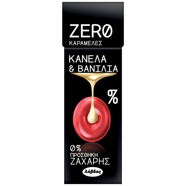 Zero Κανέλα - Βανίλια Καραμέλες 36gr Zero Κανέλα - Βανίλια Καραμέλες 36gr