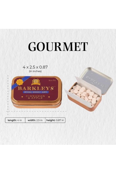 Barkleys Cinnamon Apple Καραμέλες 50gr