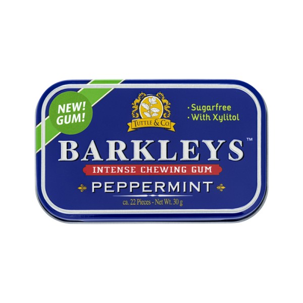 Barkleys Peppermin τσίχλες 30gr Barkleys Peppermin τσίχλες 30gr