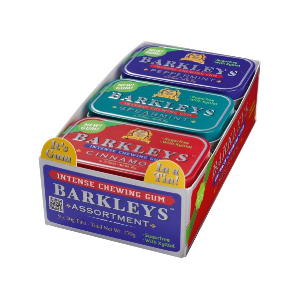 BARKLEYS GUM (SET) 3x3 x30gr BARKLEYS GUM (SET) 3x3 x30gr