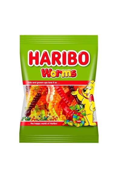 Haribo Worms (Φιδάκια) Ζελεδάκια  100gr
