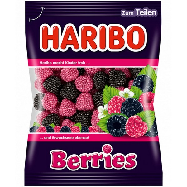 Haribo Berries (Βατόμουρο) Ζελεδάκια 175gr Haribo Berries (Βατόμουρο) Ζελεδάκια 175gr