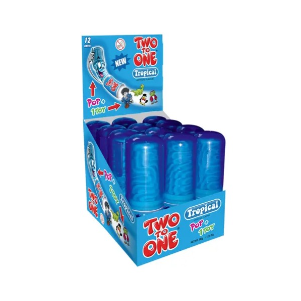 Two to One Tropical Γλειφιτζούρι 12τεμ x 25γρ. Two to One Tropical Γλειφιτζούρι 12τεμ x 25γρ.