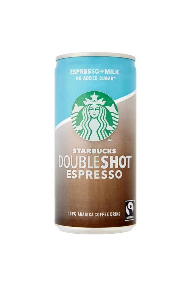 Starbucks Doubleshot milk drink Espresso & Milk (No Sugar) 300ml Starbucks Doubleshot milk drink Espresso & Milk (No Sugar) 300ml