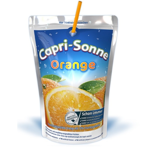 Capri Sonne Πορτοκάλι Φρουτοποτό 200ml Capri Sonne Πορτοκάλι Φρουτοποτό 200ml