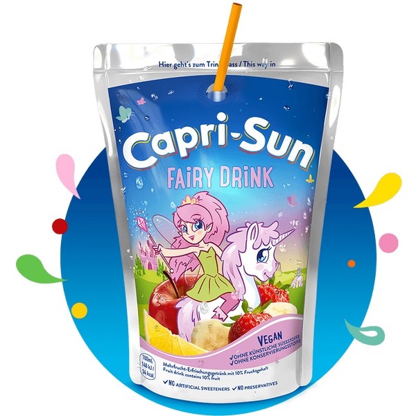 Capri Sonne Fairy Tails (Νεράιδες) Φρουτοποτό 200ml Capri Sonne Fairy Tails (Νεράιδες) Φρουτοποτό 200ml