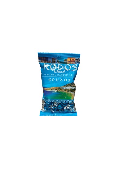 Καραμέλες RODOS Λινδος mini ΟΥΖΟ 150gr