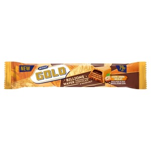MCVITIES Gold Billions WAFER BAR Hazel.39gr